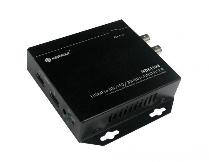12V συνεχές ρεύμα HDMI στον πομποδέκτη ινών 3G SDI με το λιμένα 1080P 2 * HDMI