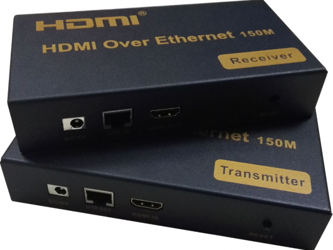 Υψηλός καθορισμός 1080P 150M διαλυτικό χρώματος 120M ινών KVM USB άνω της IP/των RJ45 Ethernet