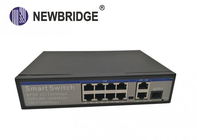 8 2 τυποποιημένο καλώδιο δικτύων διακοπτών Cat5/5e/6 σημείου εισόδου Ethernet λιμένων Gigabit με 1 λιμένα SFP