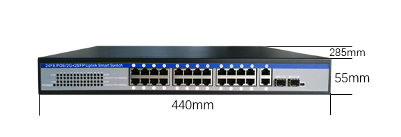 450W εναλλασσόμενο ρεύμα 110V-240V 24 διακοπτών 10/100Mbps σημείου εισόδου Ethernet λιμένας 4 για τη κάμερα IP