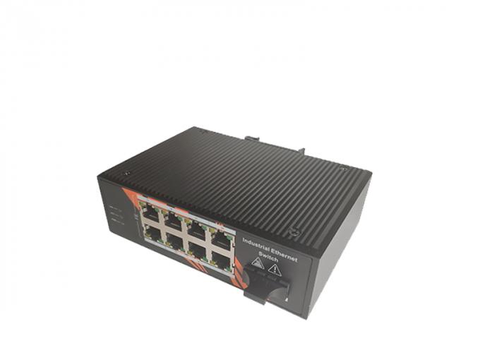 Βιομηχανικοί 8*10/100 Mbps RJ45 σημείου εισόδου Ethernet επιχειρηματικών οπτικών ινών λιμένες διακοπτών