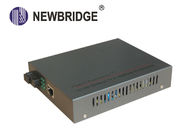 μετατροπέας 20km λιμένας Ethernet 10 100 MEDIA 1000M RJ45 στην οπτική ενσωματωμένη μετατροπέας δύναμη