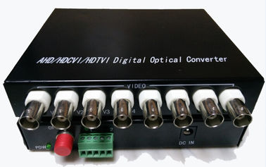 δέκτης συσκευών αποστολής σημάτων 1080P HD TVI/CVI/AHD, οπτική ίνα στον ψηφιακό τηλεοπτικό μετατροπέα BNC